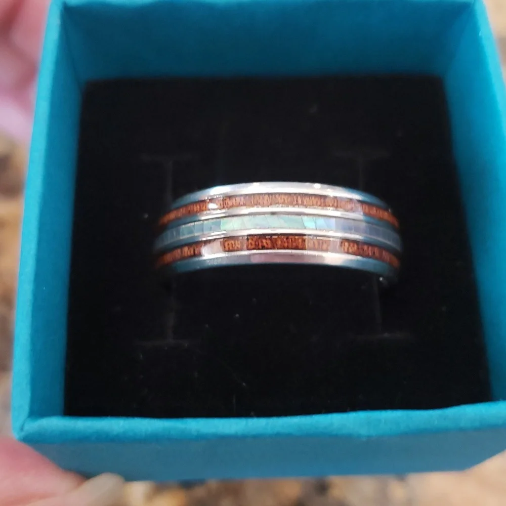 Mens Tungsten Steel Band Ring